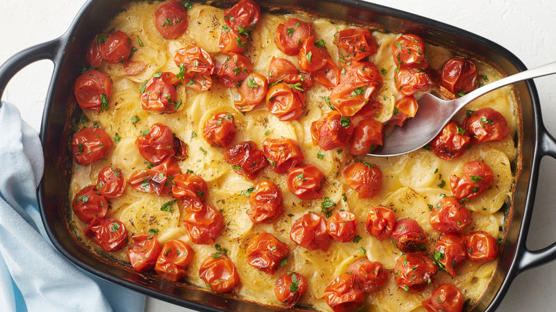 Scalloped Potatoes With Tomatoes